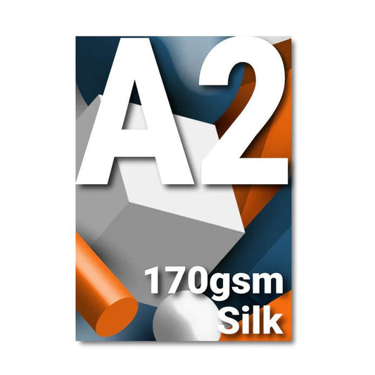 A2 Poster Design Online Or Send Your Artwork - 170gsm silk paper - monkey-print.com
