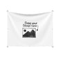 Flag banner - personalise with your image or photograph - monkey-print.com