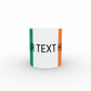 Ireland flag mug - personalised text - monkey-print.com