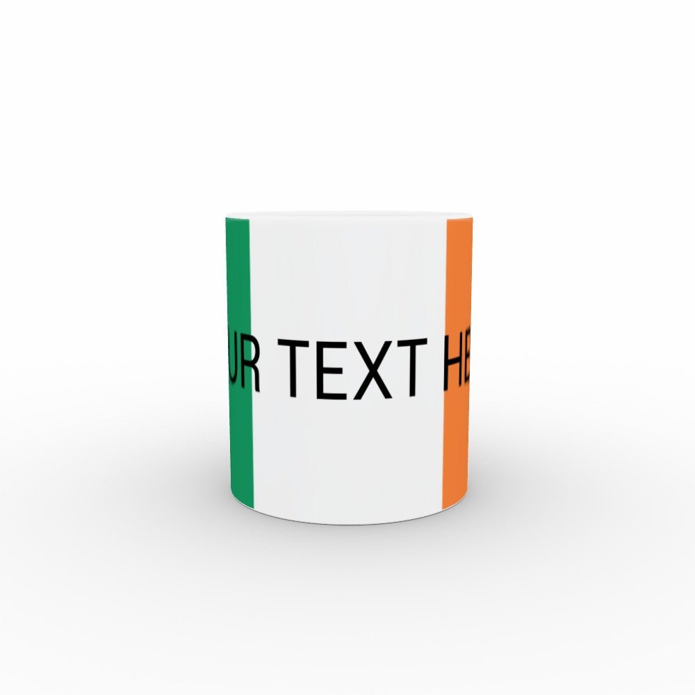 Ireland flag mug - personalised text - monkey-print.com