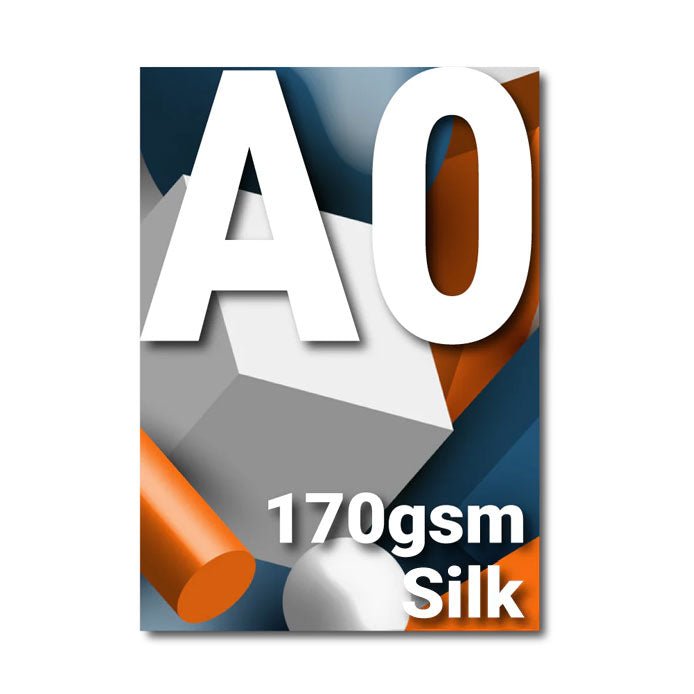 A0 Poster Design Online Or Send Your Artwork - 170gsm silk paper - monkey-print.com