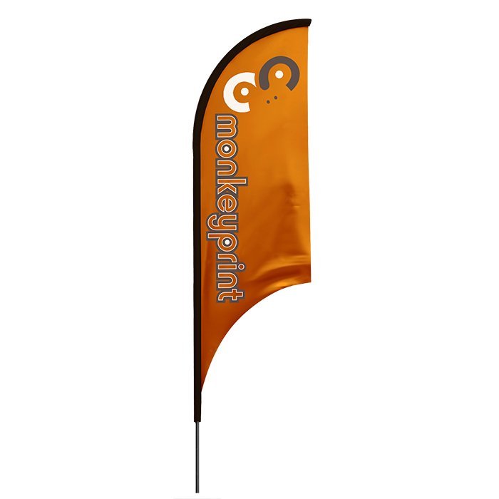 Design Online Concave Flag - monkey-print.com