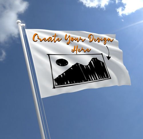Design Online Rectangular Flag - monkey-print.com