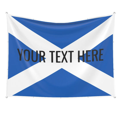 Scotland flag - personalised text - monkey - print.com