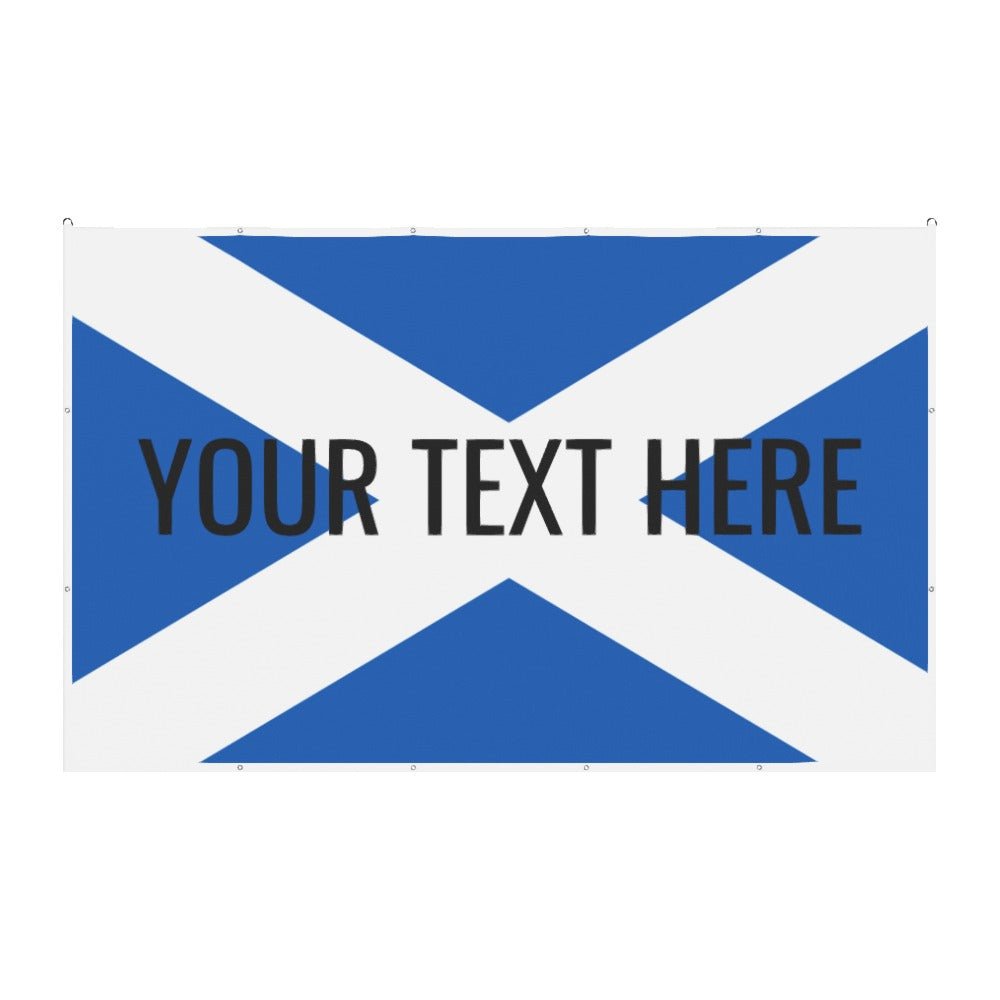 Scotland flag - personalised text - monkey - print.com