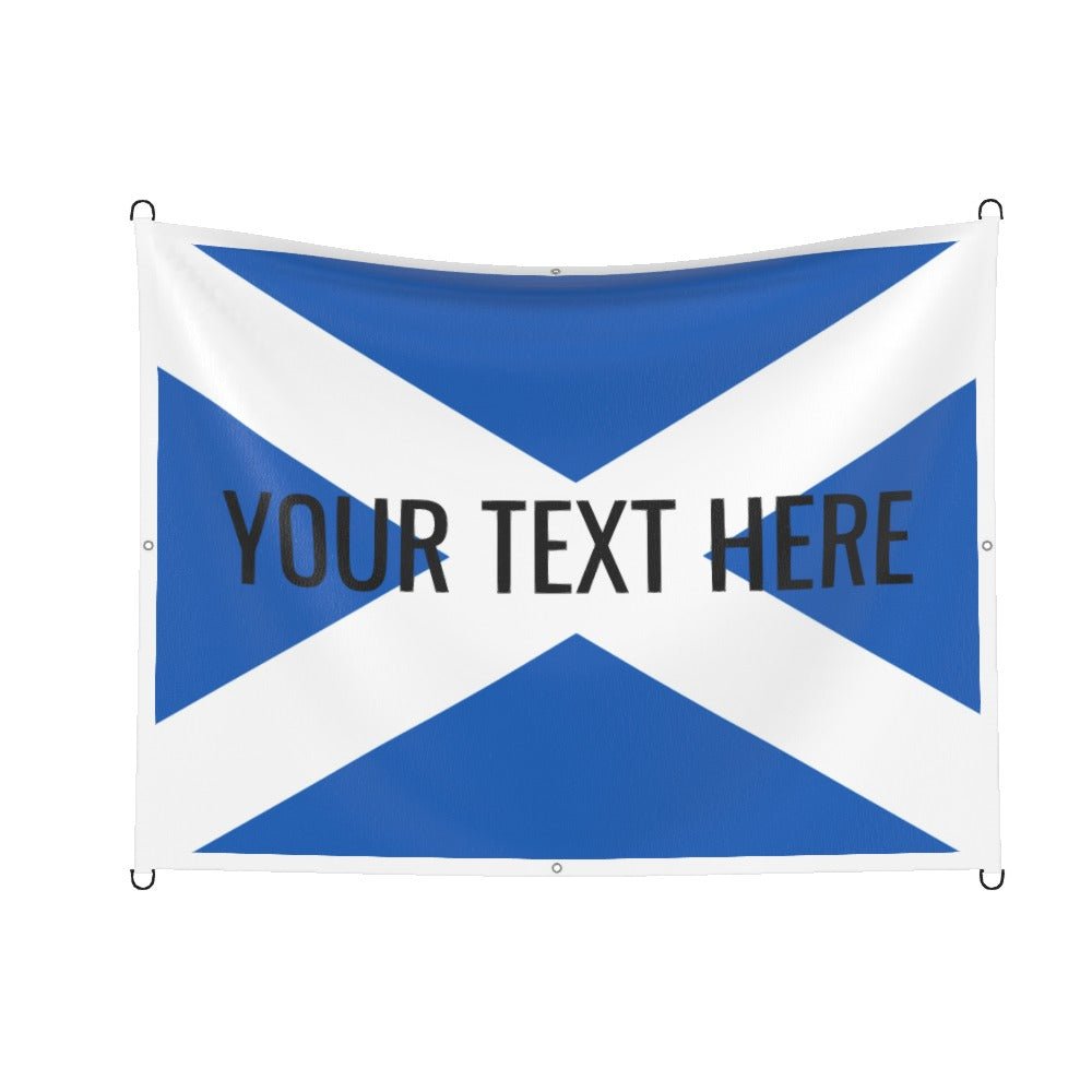 Scotland flag - personalised text - monkey - print.com