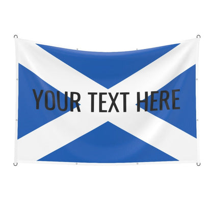 Scotland flag - personalised text - monkey - print.com