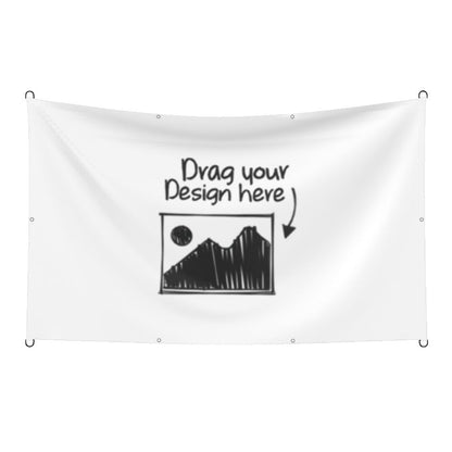 Flag banner - personalise with your image or photograph - monkey-print.com