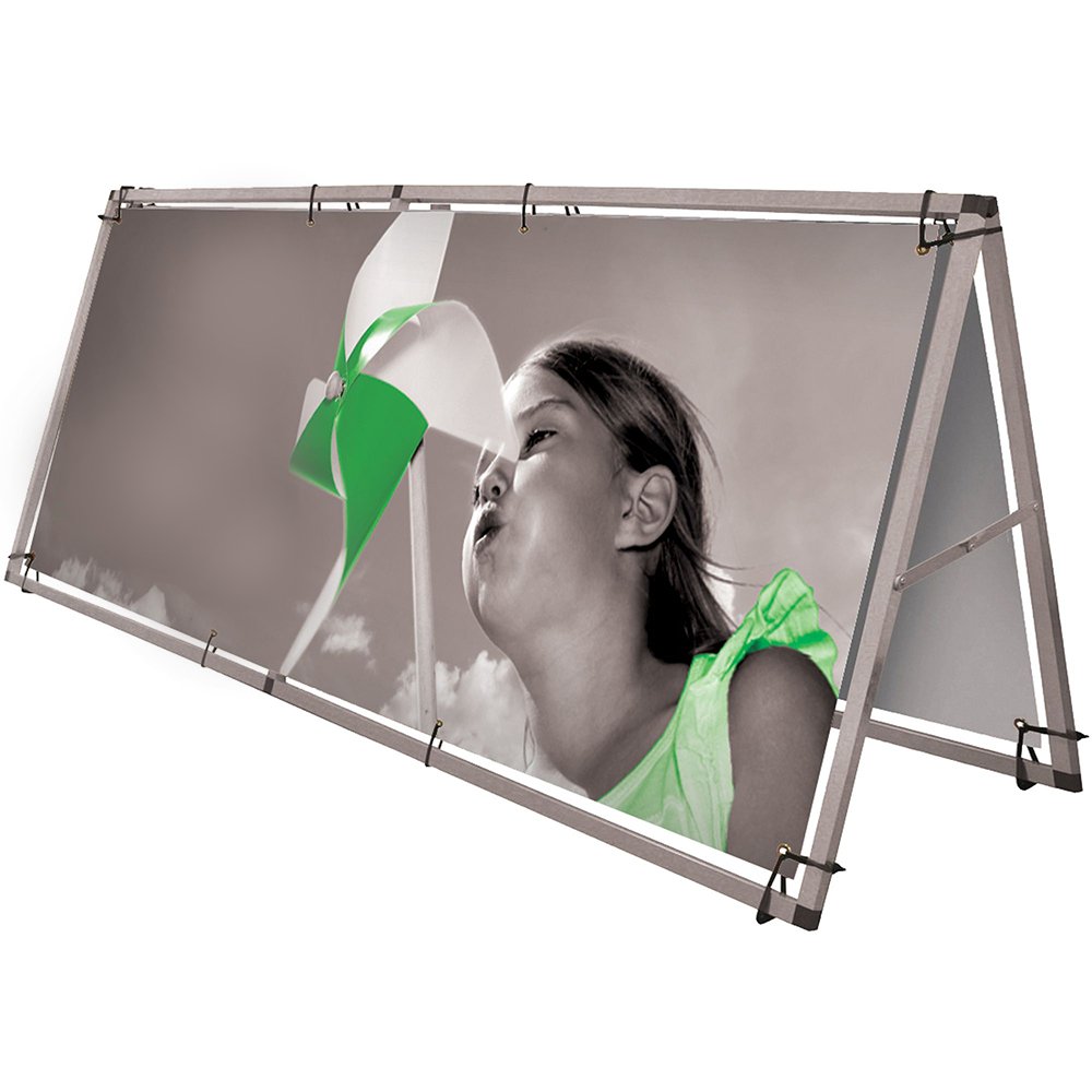Compact Outdoor Banner Frame - optional pvc vinyl banners – monkey ...