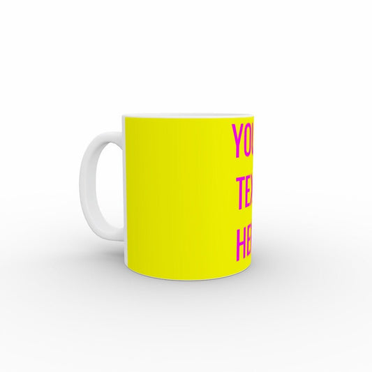 Personalised mug - add text and colour - monkey-print.com