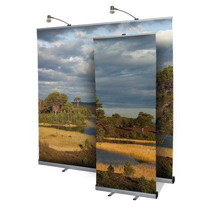 Recycled & recyclable roller banner - monkey-print.com