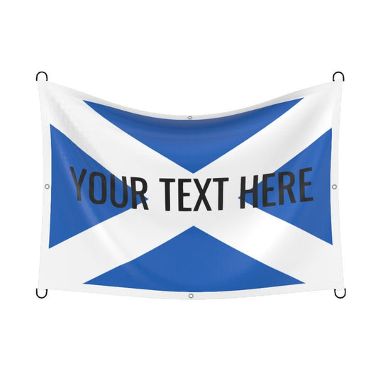 Scotland flag - personalised text - monkey-print.com