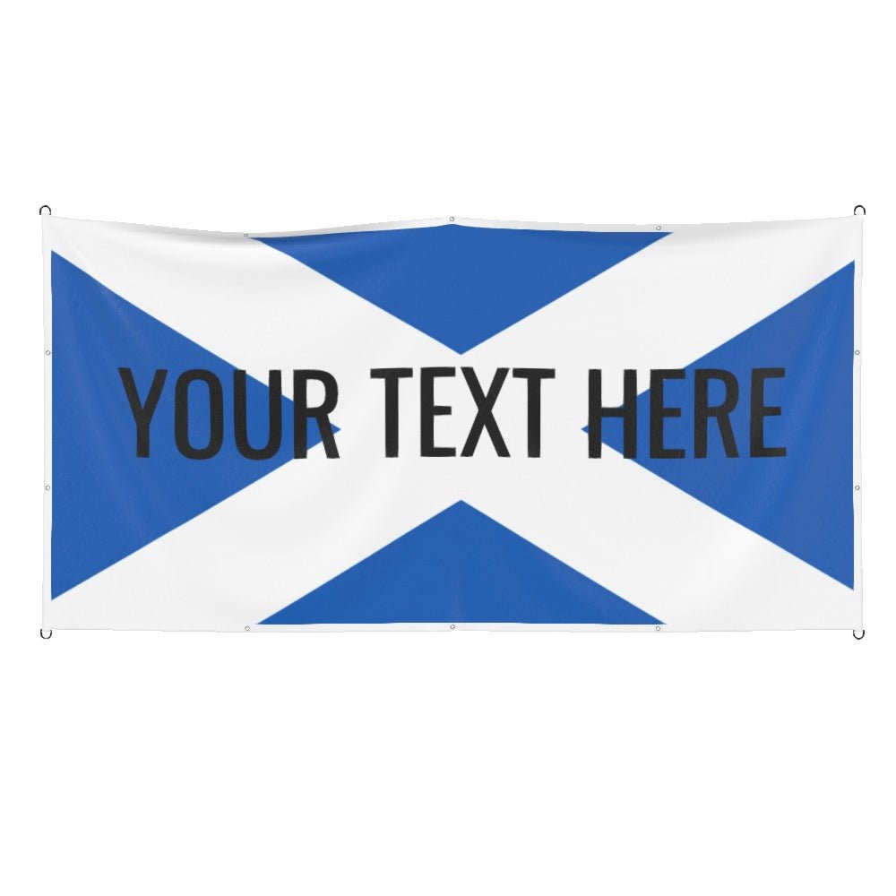 Scotland flag - personalised text - monkey-print.com