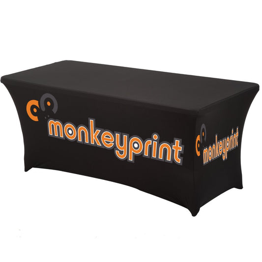 Stretch Tablecloth - Standard 6ft Trestle Table - monkey-print.com